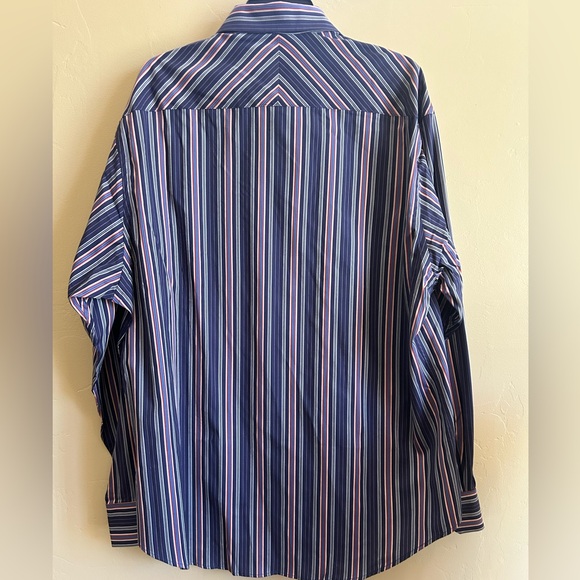 Johnston & Murphy Striped Casual/Dress Shirt Size XL - Picture 3 of 8